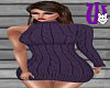 Sweater Dress RL purple