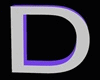 3D Colorful Letter D