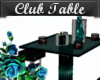 Urban Teal Club Table