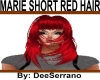MARIE SHORT RED HAIR