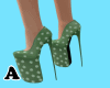 Melane Heels Green