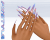 Pink Nails Iridescent