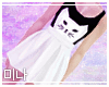 M| Cat Dress White