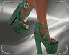 T- Sandal Suede green