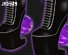 <J> Purple Space Boots