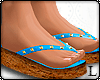 Lg-Nanda Blue Sandals