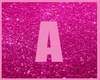 Pink Letter A