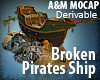 Broken Pirates Ship
