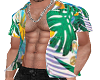 Tropical Shirt w/ Chain