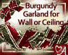 Burgundy Gold Garland 2