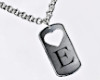 k. necklace letter E