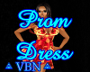 Prom dress red light