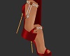 [S] Red PVC Heels