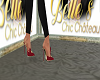 ADELLE  RED GLD SHOES