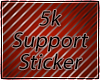 5K Sticker