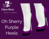 Oh Sherry Purple Heels