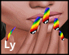 *LY* Pride Rainbow Nails