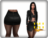 Leather Black Skirt