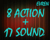 [E] 8 Actions + 17 Sound