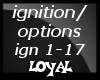ignition x options