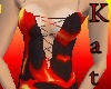 (K) Red hot Dress Top
