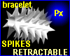 Px Spikes retractable