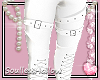 Boot Pants White