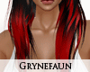 D red black long hair