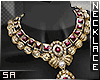 SA: Diwali Silk Necklace
