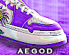 Ⱥ" Iridescent Sneaker