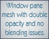 Window Pane Mesh