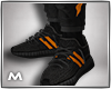 Black and Orange kicks