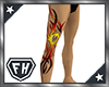 [M] Fire Tribal Tattoo R