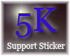 [xo] 5K Sponsor Sticker