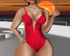 RED BATHING SUIT RLL