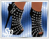S33 Black Studded Shoes
