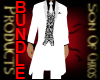 Tribal white suit bundle