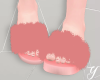 Y| Fuzzy Slippers Coral