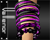 -V- Purple Bracelets Set