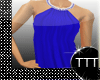 1m Blue Flowy Sexy Dress