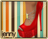 *J Gem Heels Red