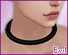 [EM]Black Satin Collar