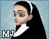 (T)nun veil with cross