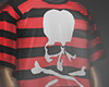 Striped Skull T-Shirt