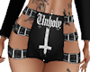 Gothic Unholy shorts