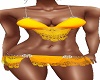 yellow bikini yellow fur