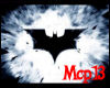 Batman Blk Bat Sticker