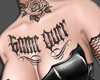 A| Bat corset + tattoo