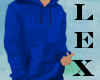 Lex~: Blue Hoodie