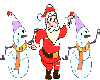Santa & Snowman Dancin